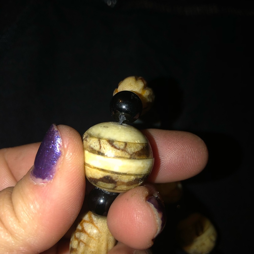 Vintage Ethnic Bead Necklace - Picture 8 of 11
